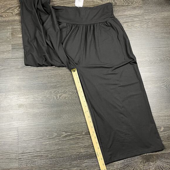 TARSE Womens Wide Leg High Rise Pants Large Loose Yoga Comfy Lounge Pants NWT - Picture 5 of 11